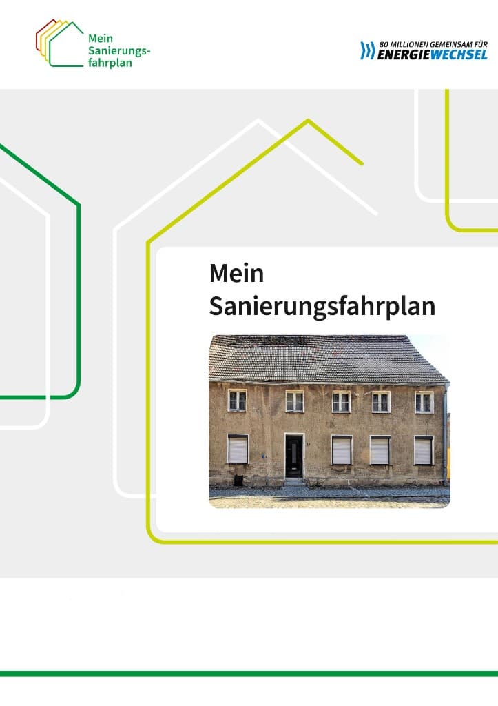 Mein Sanierungsfahrplan — Individueller Sanierungsfahrplan für Ihr Wohngebäude